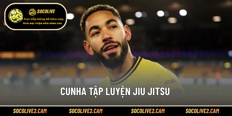 Cunha tập luyện Jiu Jitsu
